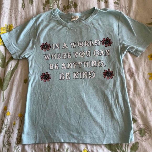 Urban Outfitters Kindness Baby Crop top Tee - Picture 2 of 2